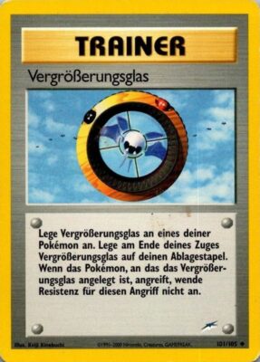 Vergrößerungsglas_101-105_Neo-Destiny_Pokémon-Karte_Deutsch