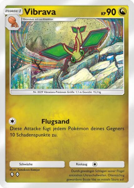 Vibrava-125-155-B3-Pulsierende-Aura-Pokémon-TCG-Sammelkartenspiel-Pocket-Karte-Deutsch