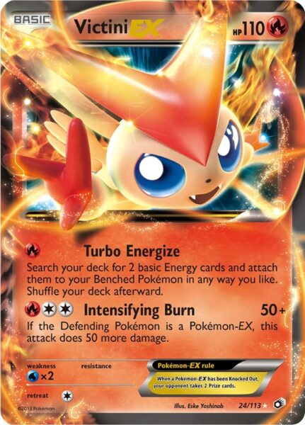 Victini-EX-24-113-Legendary-Treasures-Pokémon-Karte-Englisch-Black-White