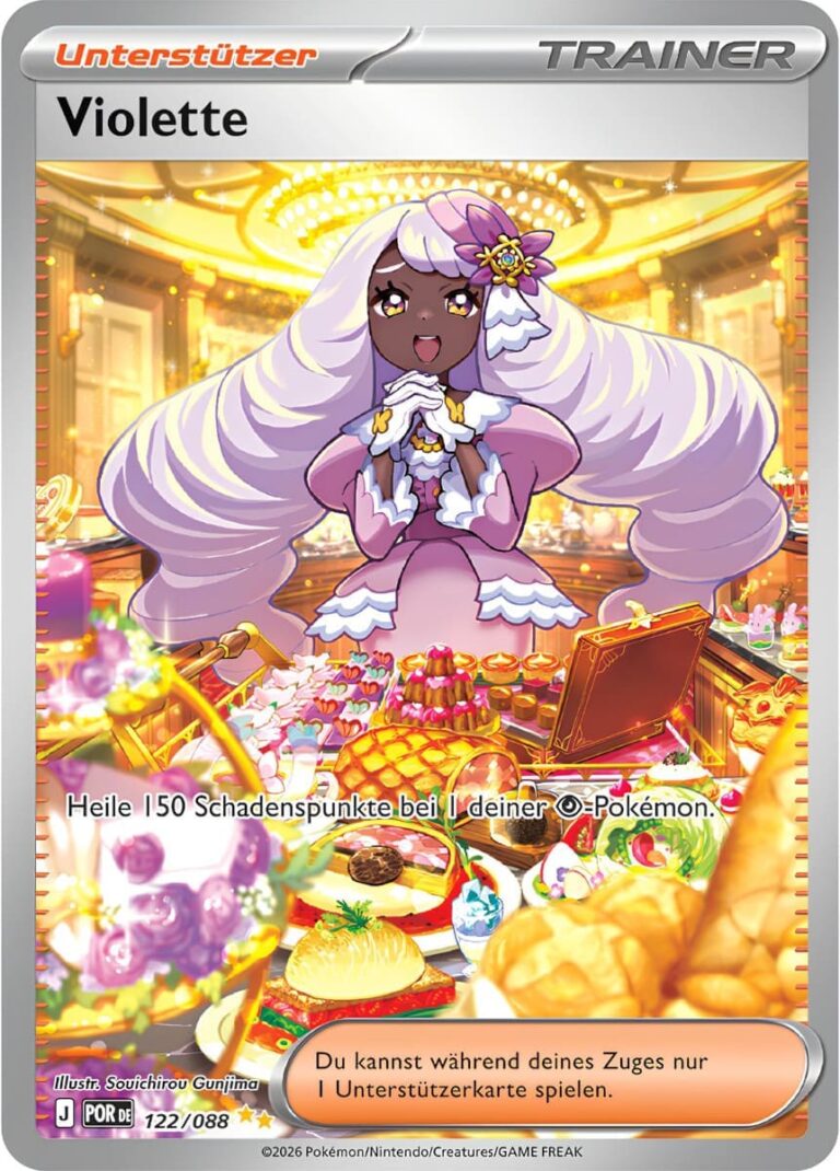Violette-122-088-Optimale-Ordnung-Special-Illustration-Rare-Pokémon-Karte-Deutsch