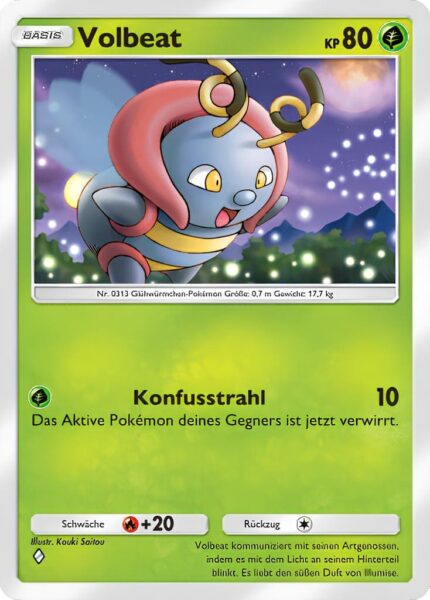Volbeat-003-069-B2b-Mega-Schillern-Pokémon-TCG-Sammelkartenspiel-Pocket-Karte-Deutsch
