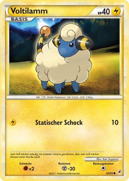 Voltilamm-63-95-Ruf-der-Legenden-Pokémon-Karte-Deutsch-TCG-Sammelkartenspiel