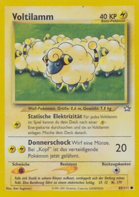 Voltilamm_65-111_Neo-Genesis_Pokémon-Karte_Deutsch