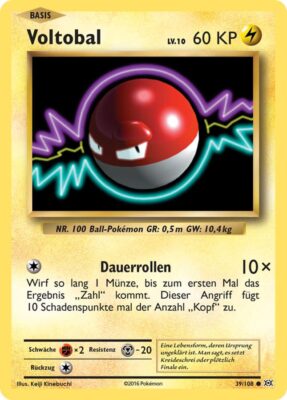 Voltobal_39-108_XY-Evolution-Evolutions_Pokémon-Karte_Deutsch