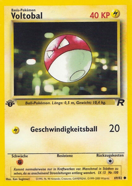 Voltobal_69-82_Team-Rocket_Pokémon-Karte_Deutsch