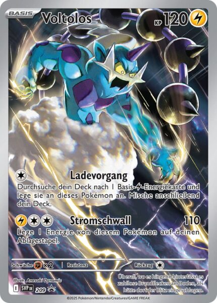 Voltolos-SVP-DE-209-Black-Star-Promo-Pokémon-Karte-Deutsch