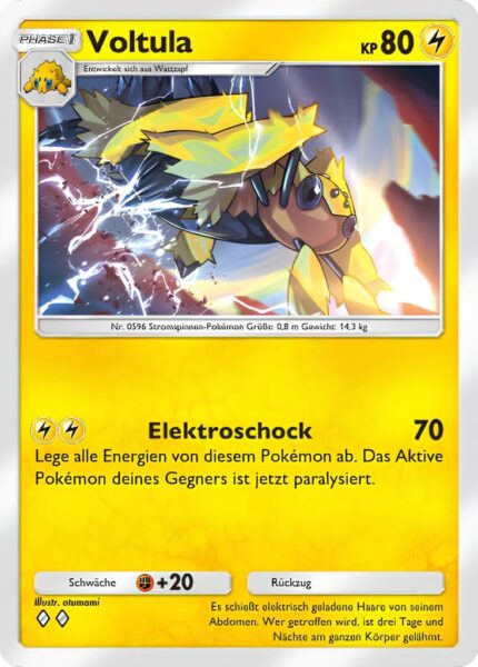 Voltula-027-069-A3b-Evoli-Hain-Pokémon-TCG-Sammelkartenspiel-Pocket-Karte-Deutsch