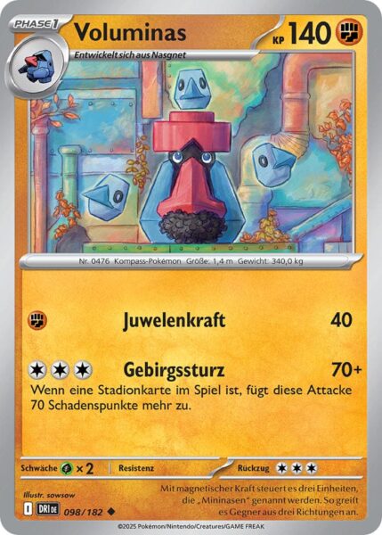 Voluminas-098-182-Ewige-Rivalen-Pokémon-Karte-Karmesin-Purpur-Deutsch