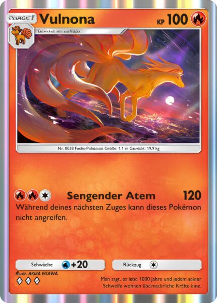 Vulnona-026-161-Weisheit-von-Meer-und-Himmel-A4-Pokémon-TCG-Sammelkartenspiel-Pocket-Karte