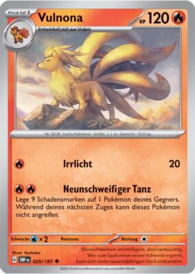 Vulnona_029-197_OBFDE_Obsidianflammen_Obsidian-Flames_Deutsch_Pokémon-Karte