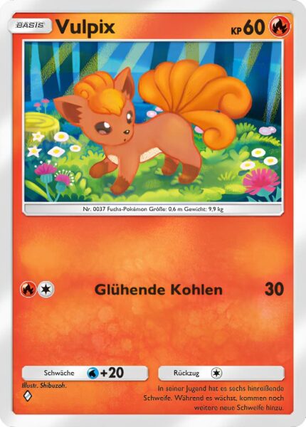 Vulpix-025-161-Weisheit-von-Meer-und-Himmel-A4-Pokémon-TCG-Sammelkartenspiel-Pocket-Karte