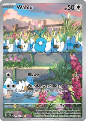 Wablu-213-182-Karmesin-Purpur-Paradoxrift-Illustration-Rare-Pokémon-Karte