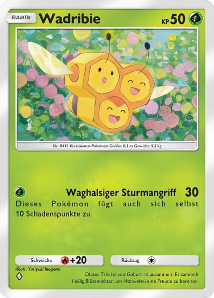 Wadribie-010-155-B4-Herrscher-der-Lüfte-Pokémon-TCG-Sammelkartenspiel-Pocket-Karte-neu