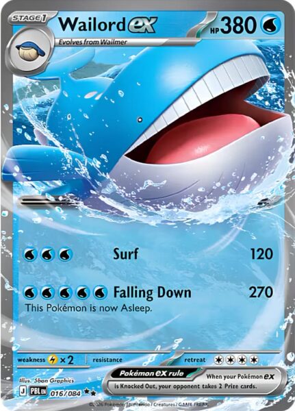 Wailord-ex-016-084-Pitch-Black-Dunkelnacht-Pokémon-Karte-Englisch