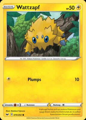 Wattzapf-070-Schwert-Schild-Pokémon-Karte