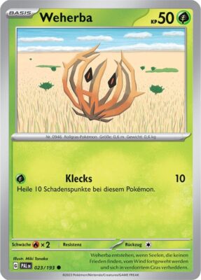 Weherba_023-193_Entwicklungen-in-Paldea_Pokémon-Karte