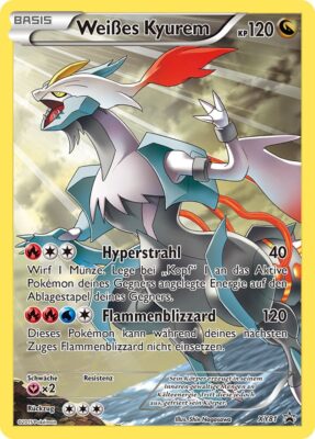 Weißes-Kyurem-XY81-Black-Star-Promo-Full-Art-Pokémon-Karte-Deutsch
