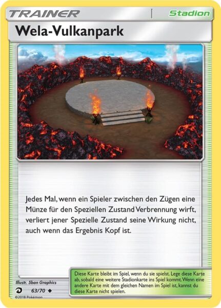 Wela-Vulkanpark-63-70-Majestät-der-Drachen-Pokémon-Karte-Deutsch-TCG-Sammelkartenspiel