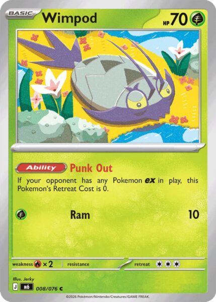 Wimpod-Storm-Emeralda-Pokémon-Karte-Englisch