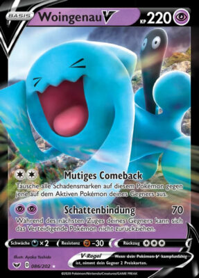Woingenau-V-086-Schwert-Schild-Pokémon-Karte