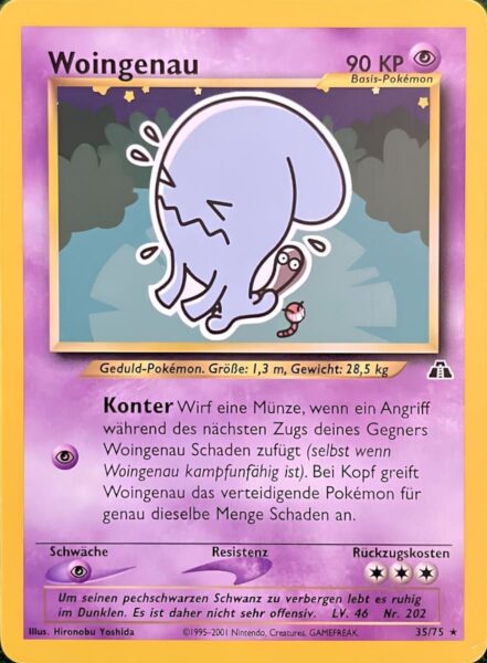 Woingenau_35-75_Neo-Entdeckung-Discovery_Pokémon-Karte_Deutsch