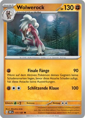 Wolwerock_117-197_OBF_Obsidianflammen_Obsidian-Flames_Pokémon-Karte_Deutsch