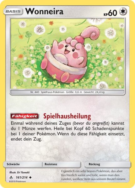 Wonneira-161-217-Kräfte-im-Einklang-Pokémon-Karte-Deutsch-TCG-Sammelkartenspiel