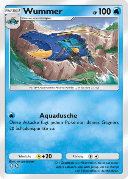 Wummer-023-069-B1a-Feuerrote-Flammen-Pokémon-Karte-Deutsch