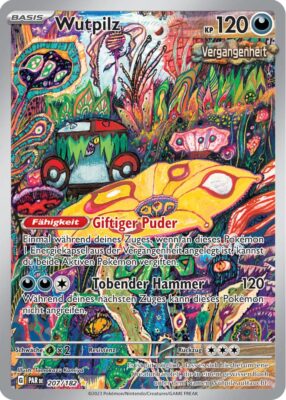 Wutpilz_PAR-207-182_Illustration-Rare_Paradox-Rift-Vergangenheit-Pokémon-Karte