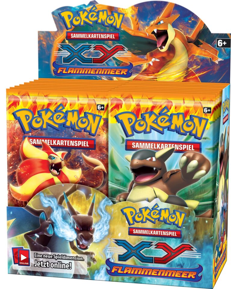 XY-Flammenmeer-Booster-Display-Pokémon-Karten