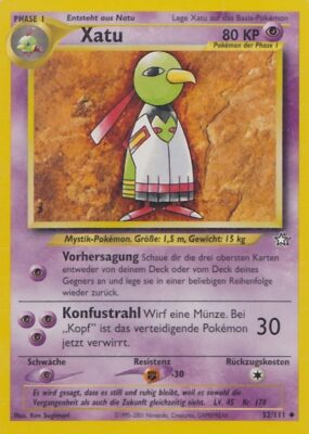 Xatu_52-111_Neo-Genesis_Pokémon-Karte_Deutsch