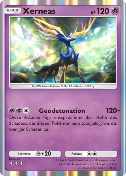 Xerneas-037-069-B1a-Feuerrote-Flammen-Pokémon-Karte-Deutsch