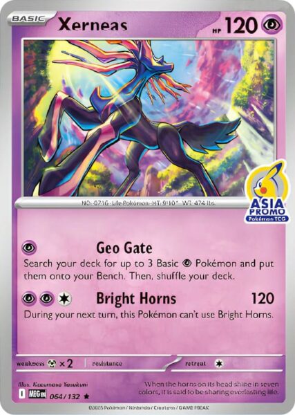Xerneas-064-072-MEP-Mega-Evolution-Asia-Promo-Pokémon-Karte