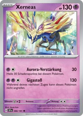 Xerneas-088-191-SSP-DE-Karmesin-Purpur-Stürmische-Funken-Pokémon-Karte-Deutsch-TCG