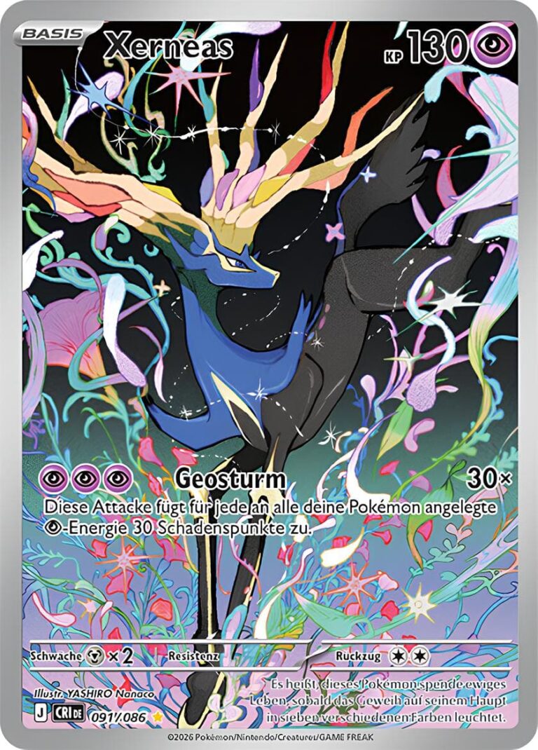Xerneas-091-086-Wachsendes-Chaos-Illustration-Rare-Pokémon-Karte-Deutsch