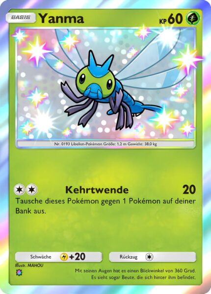 Yanma-212-161-Weisheit-von-Meer-und-Himmel-A4-Pokémon-TCG-Sammelkartenspiel-Pocket-Karte