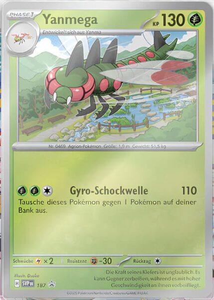 Yanmega-SVP-187-Black-Star-Promo-Pokémon-Karte-Deutsch-TCG