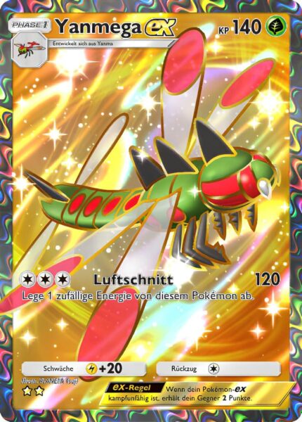 Yanmega-ex-180-207-Kollision-von-Raum-und-Zeit-Pokémon-TCG-Sammelkartenspiel-Pocket-Full-Art-Karte