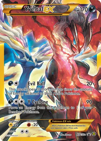 Yveltal-EX-XY150a-Gelbes-A-Alternativ-Alternate-Art-Promo-Pokémon-Karte-Englisch