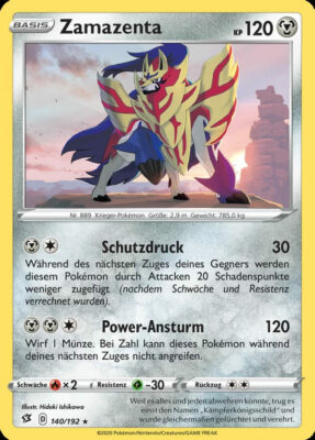 Zamazenta-140-Clash-der-Rebellen-Pokémon-Karte