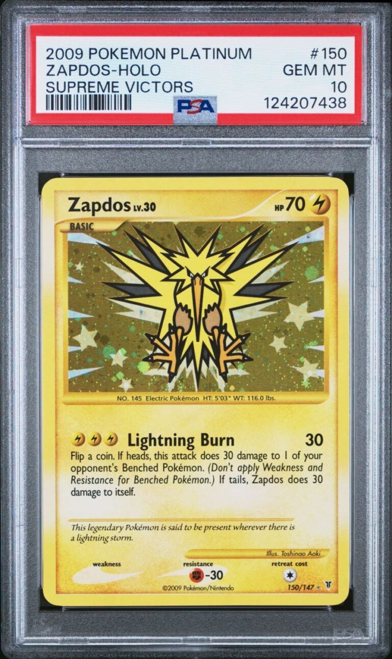 Zapdos-150-147-Platinum-Supreme-Victors-Pokémon-Karte-Englisch-PSA-10