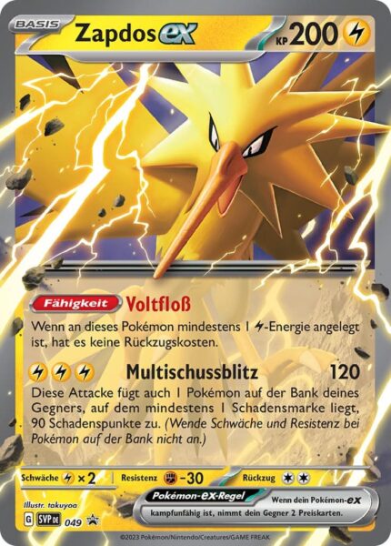 Zapdos-ex-SVP-DE-049-Black-Star-Promokarte-Pokémon-Karte-TCG-Sammelkartenspiel