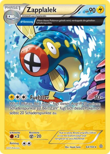 Zapplalek-64-160-XY-Protochock-Ewige-Gaben-Pokémon-Karte