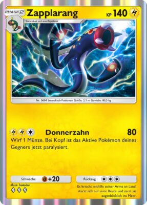 Zapplarang-109-Pokémon-TCG-Sammelkartenspiel-Pocket-Unschlagbare-Gene-Digitale-Karte-2024