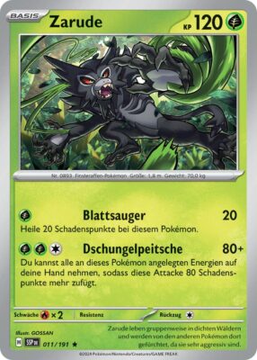 Zarude-011-191-SSP-DE-Karmesin-Purpur-Stürmische-Funken-Pokémon-Karte-Deutsch-TCG