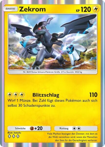 Zekrom-059-155-B3-Pulsierende-Aura-Pokémon-TCG-Sammelkartenspiel-Pocket-Karte-Deutsch