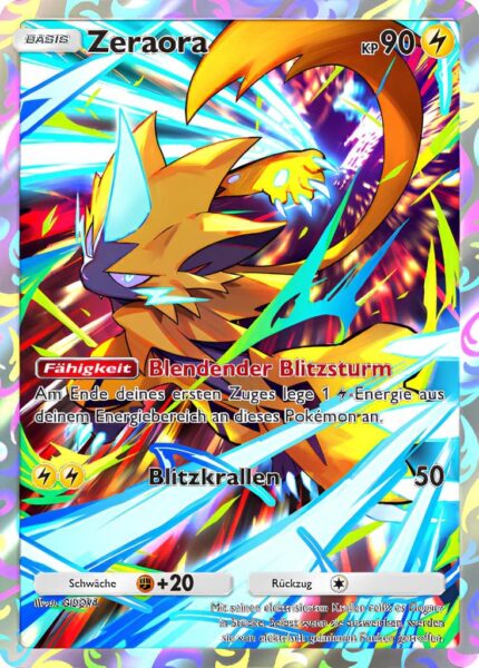 Zeraora-074-P-A-Promo-Karte-Pokémon-TCG-Sammelkartenspiel-Pocket-Deutsch
