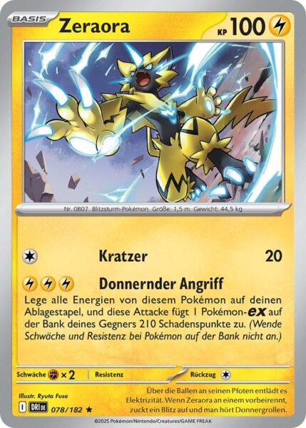 Zeraora-078-182-Ewige-Rivalen-Pokémon-Karte-Karmesin-Purpur-Deutsch