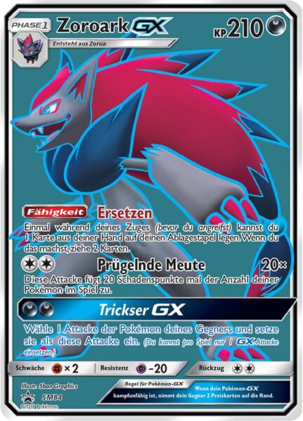 Zoroark-GX-SM84-Black-Star-Promo-Full-Art-Pokémon-Schimmernde-Legenden