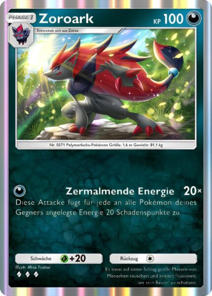 Zoroark-044-069-B2b-Mega-Schillern-Pokémon-TCG-Sammelkartenspiel-Pocket-Karte-Deutsch